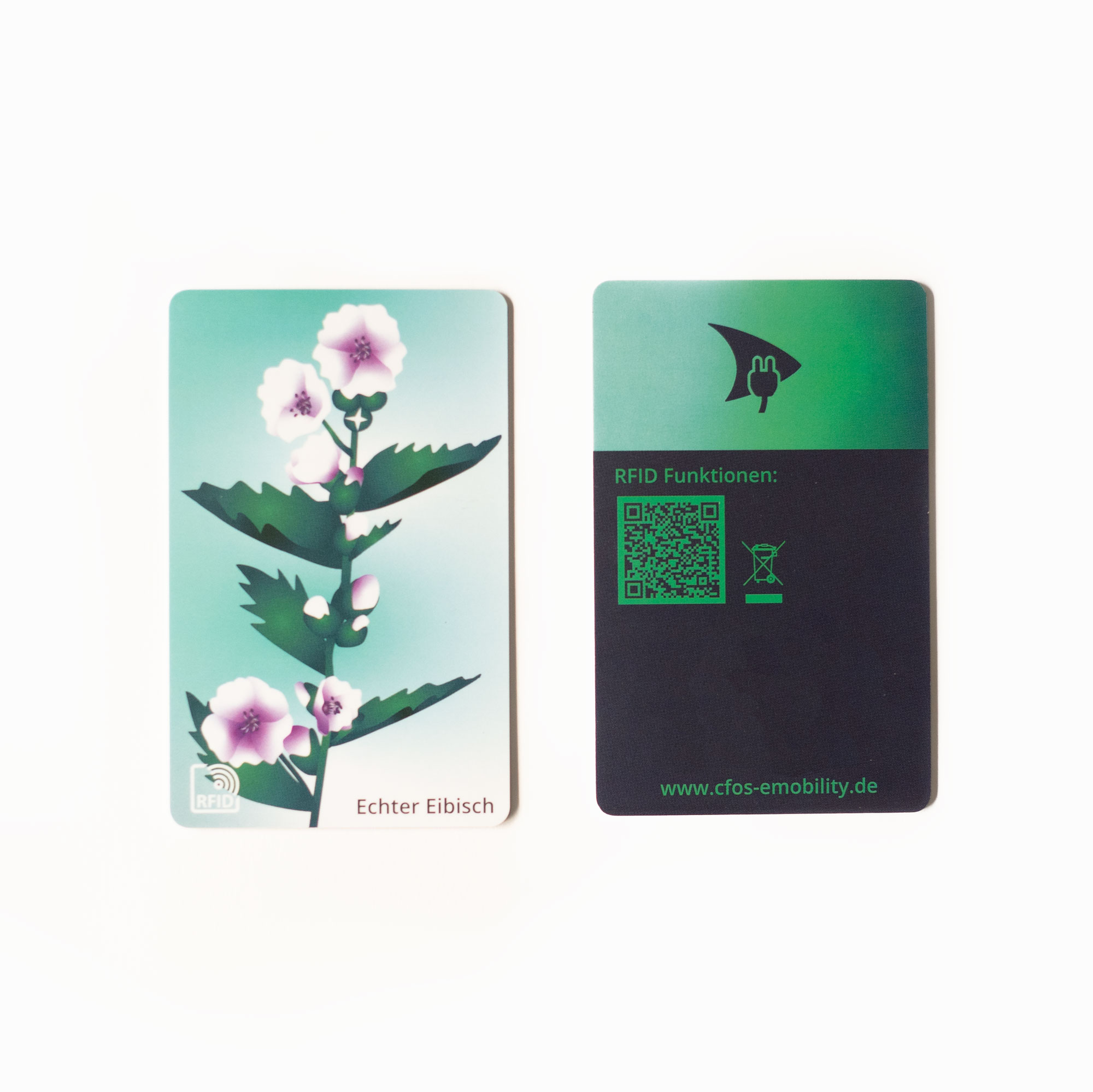 Das Bild zeigt eine illustrierte RFID-Karte gestaltet von Strahlenkatzen Studio für Grafikdesign in Köln